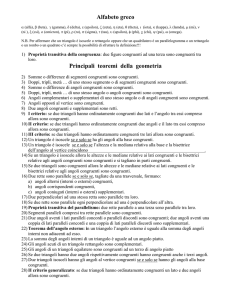 Principali teoremi della geometria