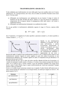 TRASFORMAZIONE ADIABATICA