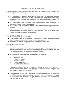 organizzazione del servizio
