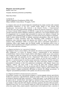 Diagnosi: una brutta parola