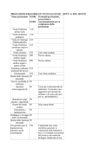 trasparenza - tariffe applicate
