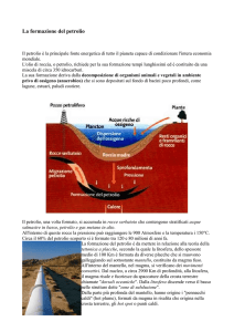 La formazione del petrolio