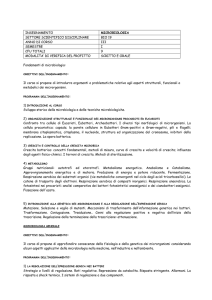 microbiologia - Corso di Laurea in Biologia
