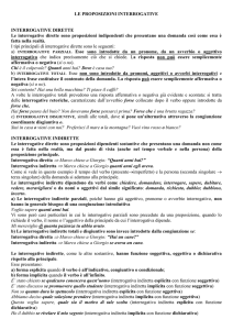 le proposizioni interrogative - Blog-ER