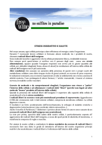Stress ossidativo e salute, documento