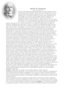 Morbo di Alzheimer