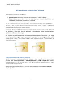 Forze e Rotazioni