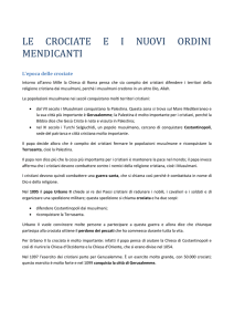 L`epoca delle crociate