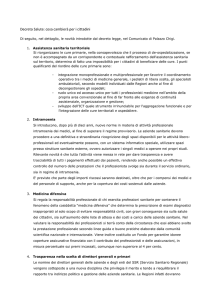 Decreto salute - Provincia di Cosenza