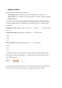 algebra di Boole File