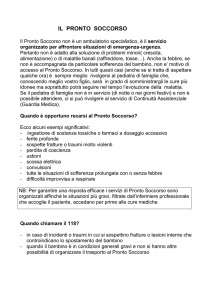 il pronto soccorso - Studio Medico Diogene