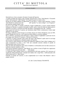 Comunicato stampa - cafe chantant