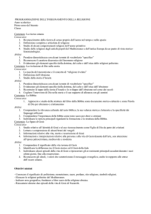 Programmazione Religione