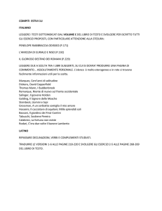 COMPITI ESTIVI 1U ITALIANO LEGGERE I TESTI SOTTOINDICATI