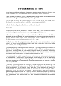 Un`architettura di vetro