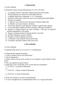 l`ebraismo - Religione cattolica