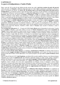 Le guerre di indipendenza e l`unità di Italia