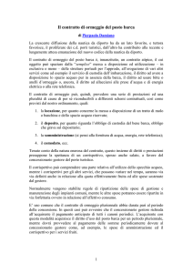 Contratto Ormeggio Barca