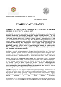 Identificati tre geni di fondamentale importanza per il controllo dell