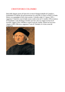 CRISTOFORO COLOMBO