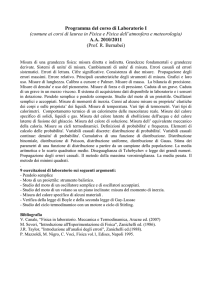 Programma del corso