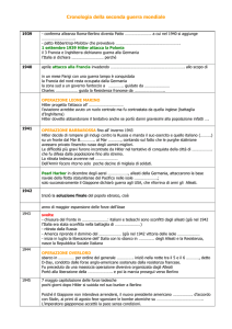 Cronologia della seconda guerra mondiale