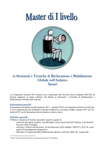 Presentazione Master I Livello in Strumenti e Tecniche di