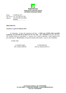 Roma - Federfarma Nuoro