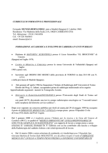CV dott. Munoz