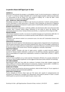 parole chiave della partecipazione