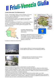 di Gioele Fantato classe 1°B di Castelvveccana (VA) Il Friuli