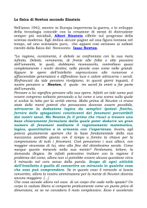 La fisica di Newton secondo Einstein