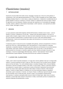 Classicismo (musica)