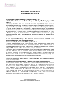 MATERIALE RELATORI BRESCIA