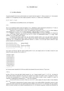 I numeri radicali