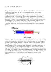 Il magnetismo è la proprietà che hanno alcuni corpi metallici di