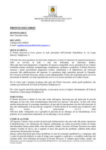 pronto soccorso - Portale dell`Ambito di Bergamo