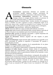 Un glossario che spiega il significato dei termini più importanti
