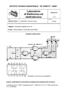 SCHEMA DI MONTAGGIO INTEGRATO 7400 CON