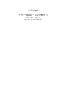 Analisi della Preghiera Eucaristica IV
