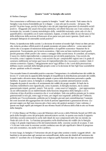 Quanto "rende" la famiglia alla società