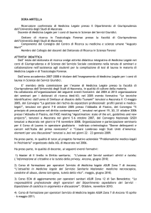 Curriculum accademico