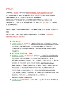 l`islam - Scuola SB Capitanio