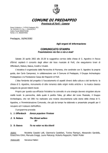 View - Comune di Predappio