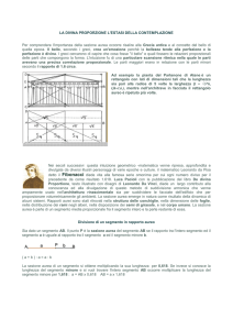 La divina Proporzione - La sezione aurea