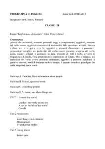 Inglese 1B - Liceo Caccioppoli