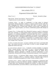 Classe V sez. A Docente : Antonella La Pegna