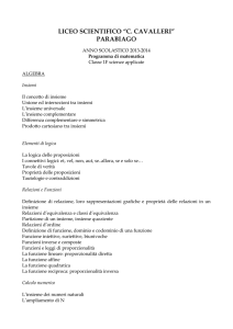 Matematica 1FA Prof. Musazzi Rita Paola