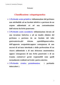 peritonite - AppuntiMedicina