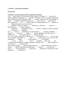 L`articolo e i nomi propri geografici